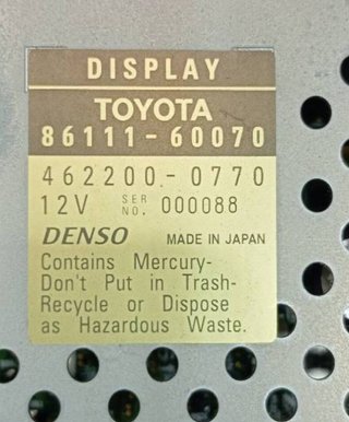 Lexus 47359 sistema navegación gps 86111-60070 lx