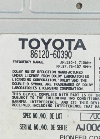 Lexus 47359 sistema navegación gps 86111-60070 lx
