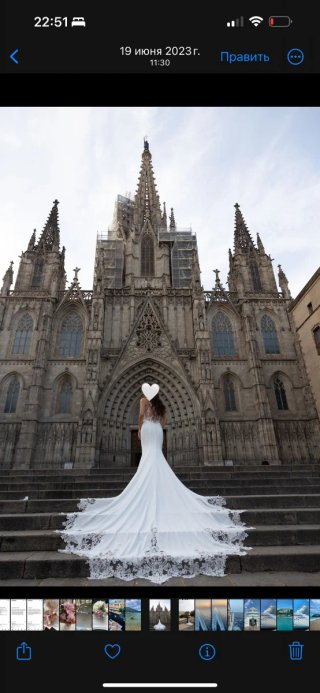 Vestido de Novia Blanco Encaje y Tul