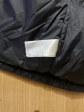 Chaqueta plumífera Nike vintage negra