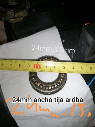 Horquilla con medidas 33cm total