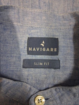Camicia Uomo Navigare Lino Cotone ,taglia XXL