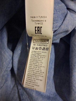 Camicia Uomo Navigare Lino Cotone ,taglia XXL