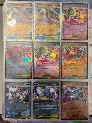 Lotto 81 Carte Pokémon Mega EX Italiane