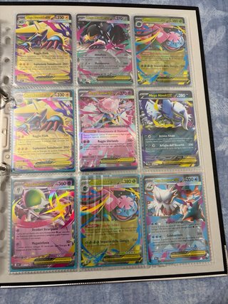 Lotto 81 Carte Pokémon Mega EX Italiane