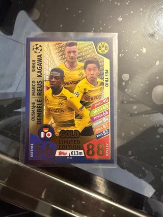 Set 3 Carte Topps Match Attax UEFA Champions Lea