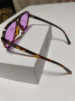 Gafas de sol aviador moradas