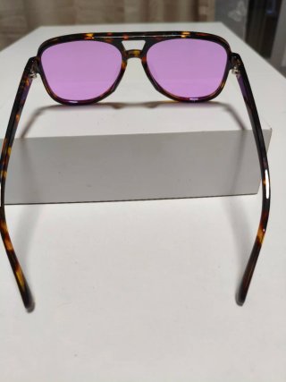 Gafas de sol aviador moradas