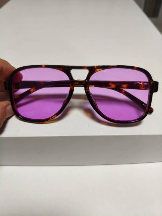 Gafas de sol aviador moradas