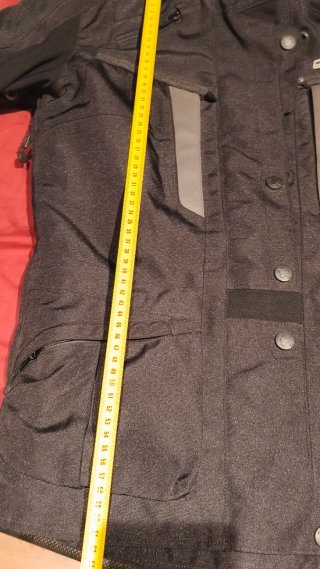 Chaqueta de moto negra talla M