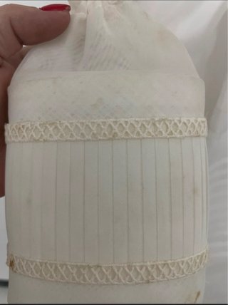 Vestido de comunión gasa niña jaretas