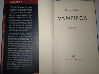 Vamopiros. John Steakley. Novela Terror.