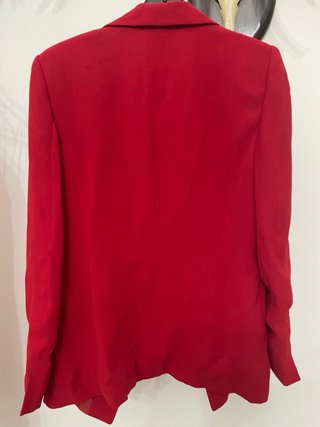 Conjunto Vestido Rojo y Blazer