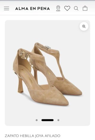 Zapatos Alma en Pena tacón joya