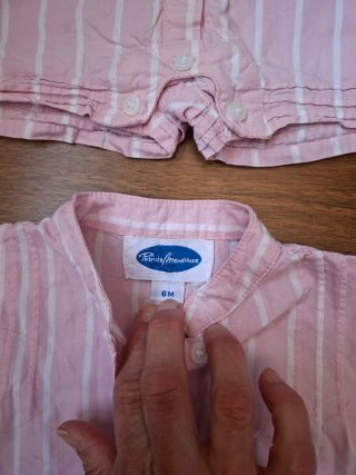 Lote 2 vestidos/chaquetas mellizas/gemelas 6 meses