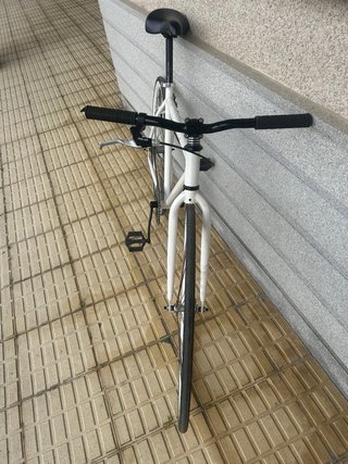 Bicicleta Fixie Blanca