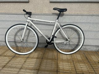 Bicicleta Fixie Blanca
