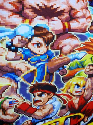 Poster Street Fighter II Capcom Pixel Art