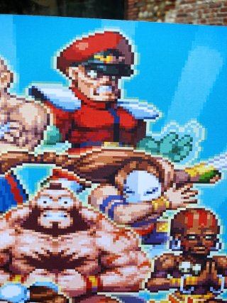 Poster Street Fighter II Capcom Pixel Art