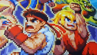 Poster Street Fighter II Capcom Pixel Art