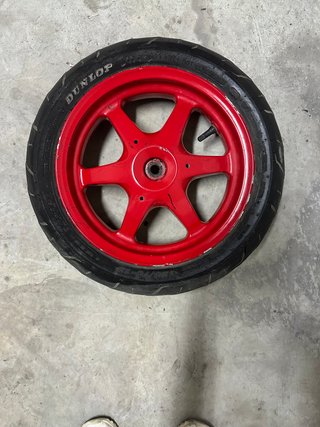 Rueda Trasera Yamaha Jog Roja