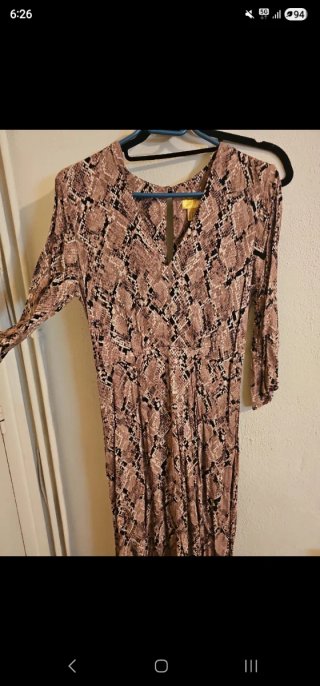Vestido estampado serpiente H&M T.36