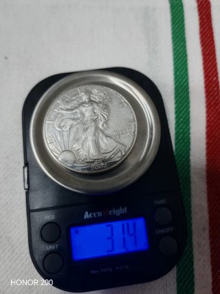 Moneda Plata Dolar Americano Silver Eagle 2002