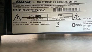 Subwoofer Bose Acoustimass 6 Nero