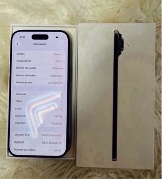 iPhone air 256GB Negro/Azul Marino