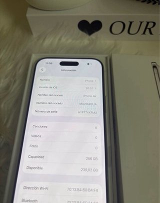iPhone Air 256GB Blanco