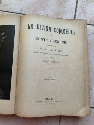 La Divina Commedia di Dante Alighieri 1904