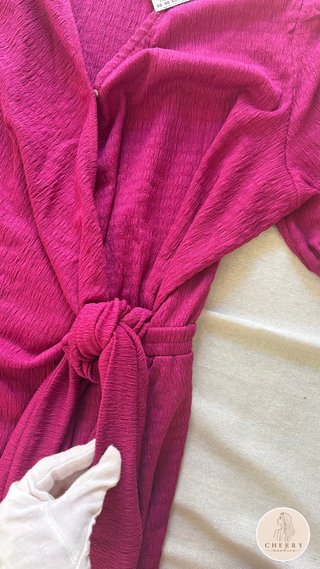 Vestido Naf Naf rosa talla S