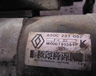 Renault 8200227092 motor arranque clio ii 1832618