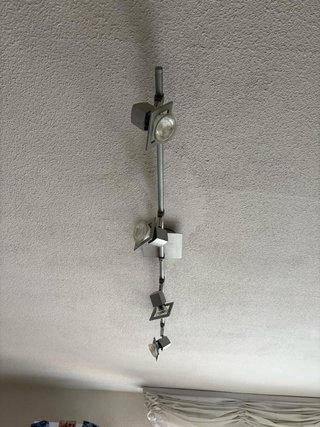 Lámpara Techo Moderna 4 Focos LED Gris
