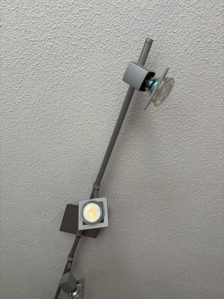 Lámpara Techo Moderna 4 Focos LED Gris