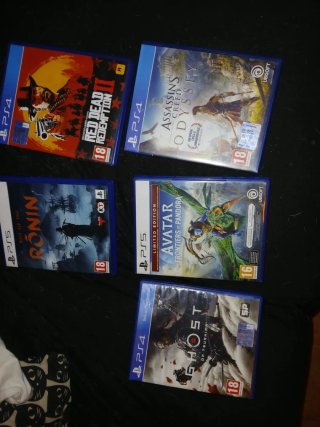 Lote 5 Juegos PS4/PS5: Red Dead 2, Avatar, Ghost o