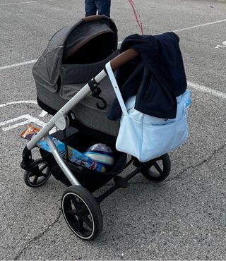 Cybex Balios S denim b Silla + Capazo + Cuco