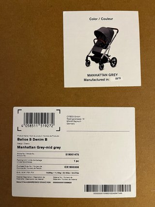 Cybex Balios S denim b Silla + Capazo + Cuco