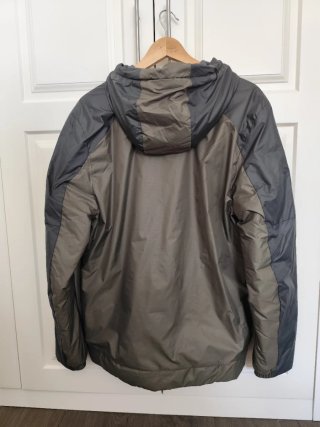 Chaqueta Nike Hombre Gris y Verde