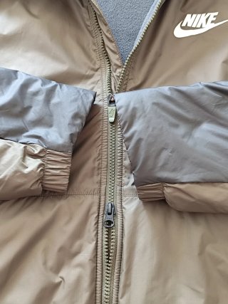 Chaqueta Nike Hombre Gris y Verde