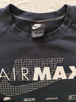 Sudadera Nike Air Max Hombre Negra