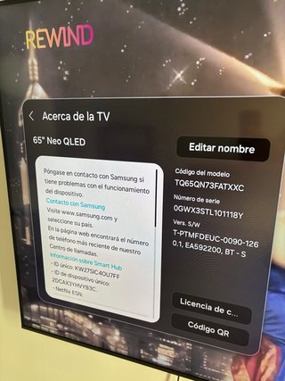 Samsung neo QLED 65 Smart TV
