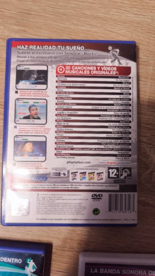 Pack SingStar PS2: 2 micros + 3 juegos
