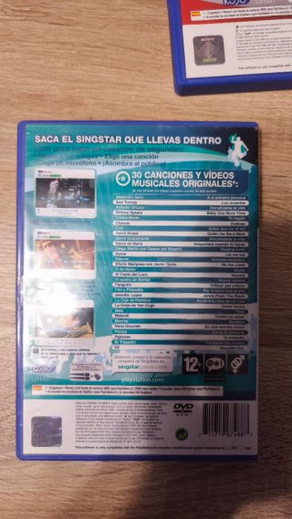 Pack SingStar PS2: 2 micros + 3 juegos