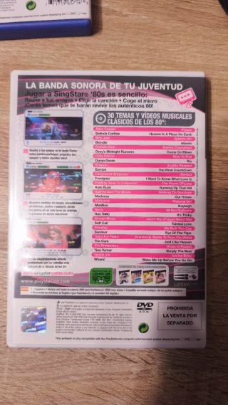 Pack SingStar PS2: 2 micros + 3 juegos
