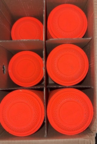 10 Platos de Tiro al Plato Naranja
