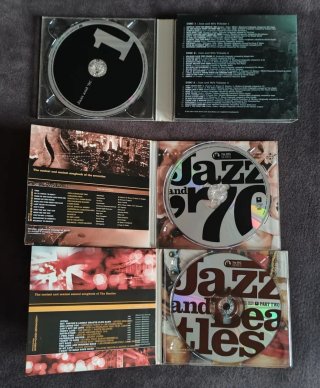 3 CDs Jazz & 80s, 70s y Beatles