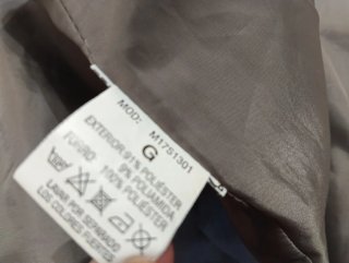 Parka Visto Bueno gris mujer Talla L