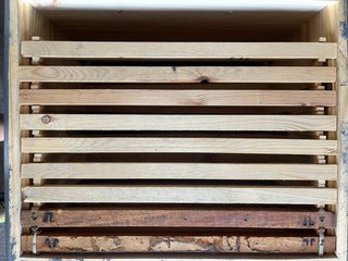 Lote de8colmenas Langstroth de madera – Apicultura