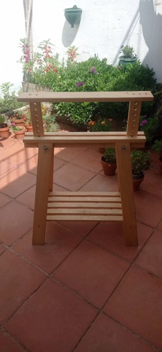 Caballetes de madera (5 unidades)